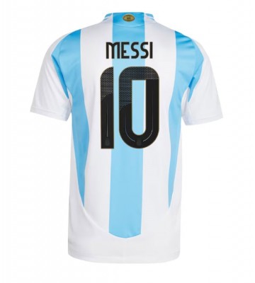 Argentina Lionel Messi #10 Replika Hjemmebanetrøje Copa America 2024 Kortærmet